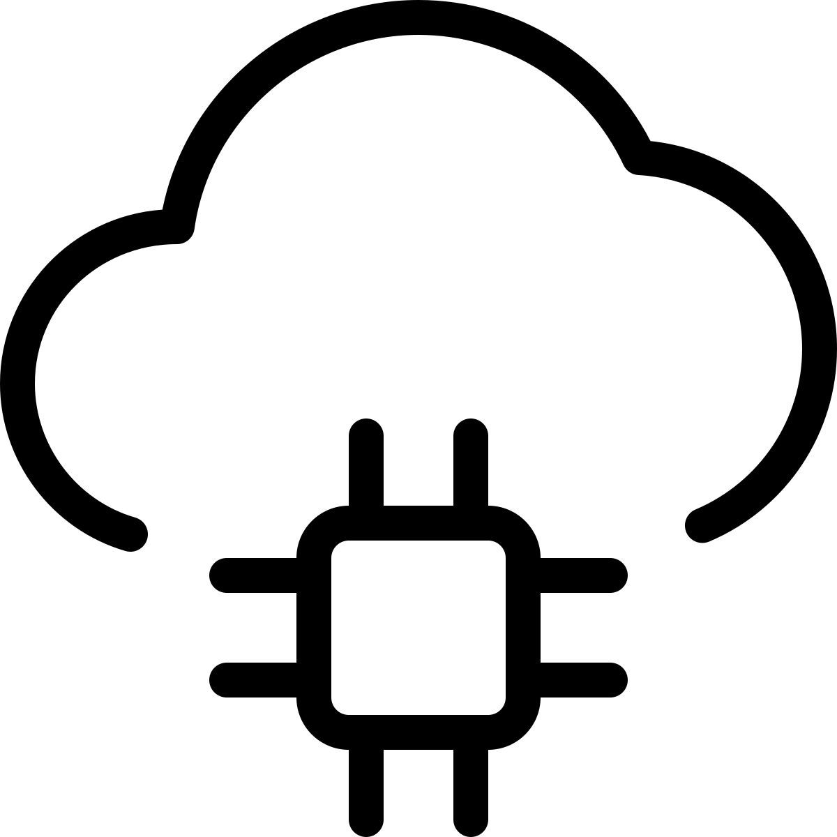 prozessor cloud icon