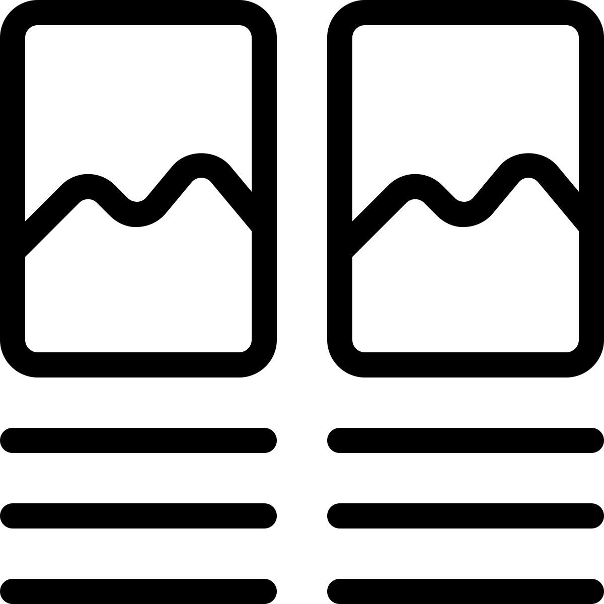 photos comparison icon