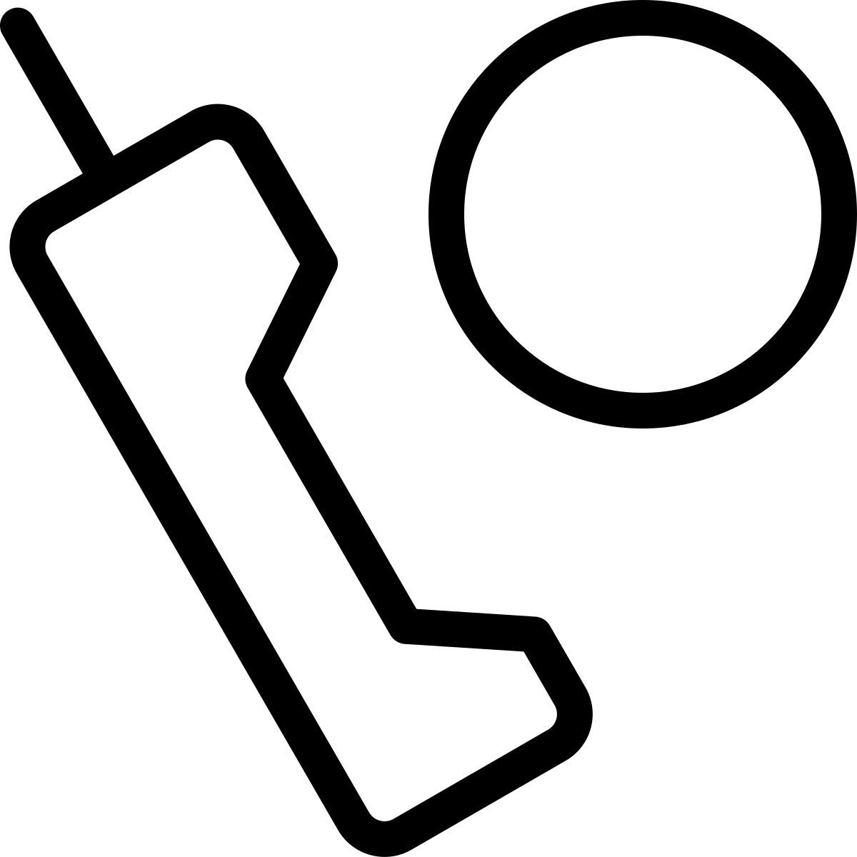 enregistrement de téléphone satellite icon