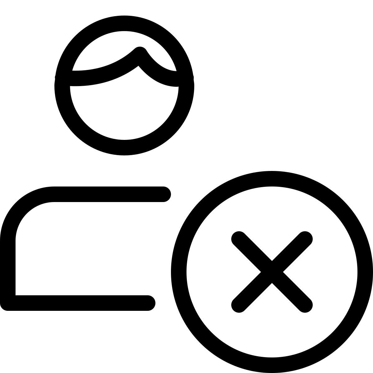 candidato rifiutato icon