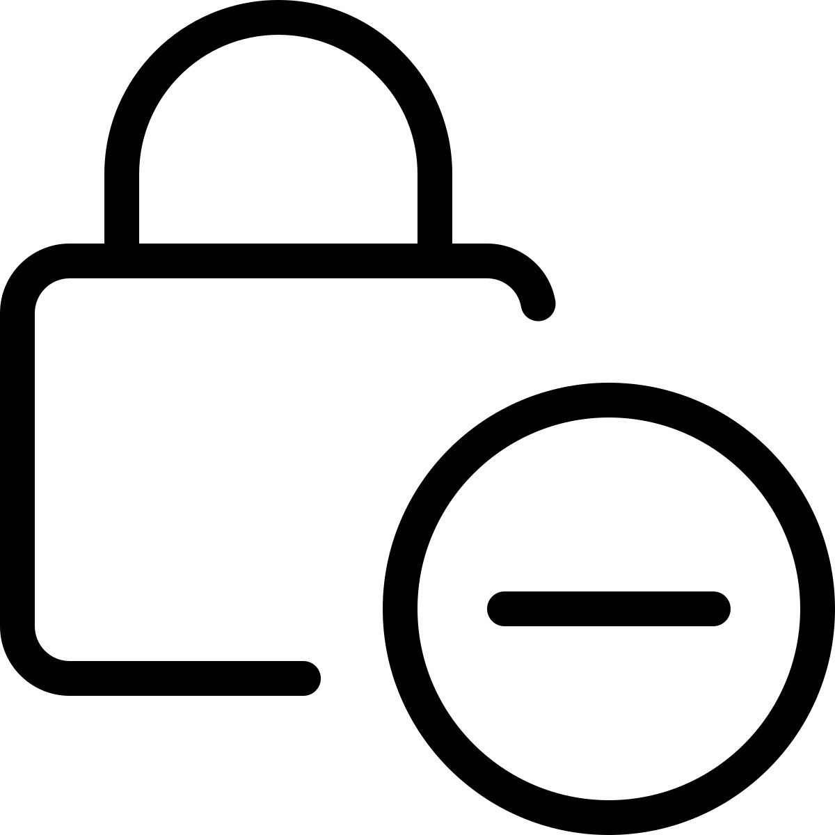 remove access icon