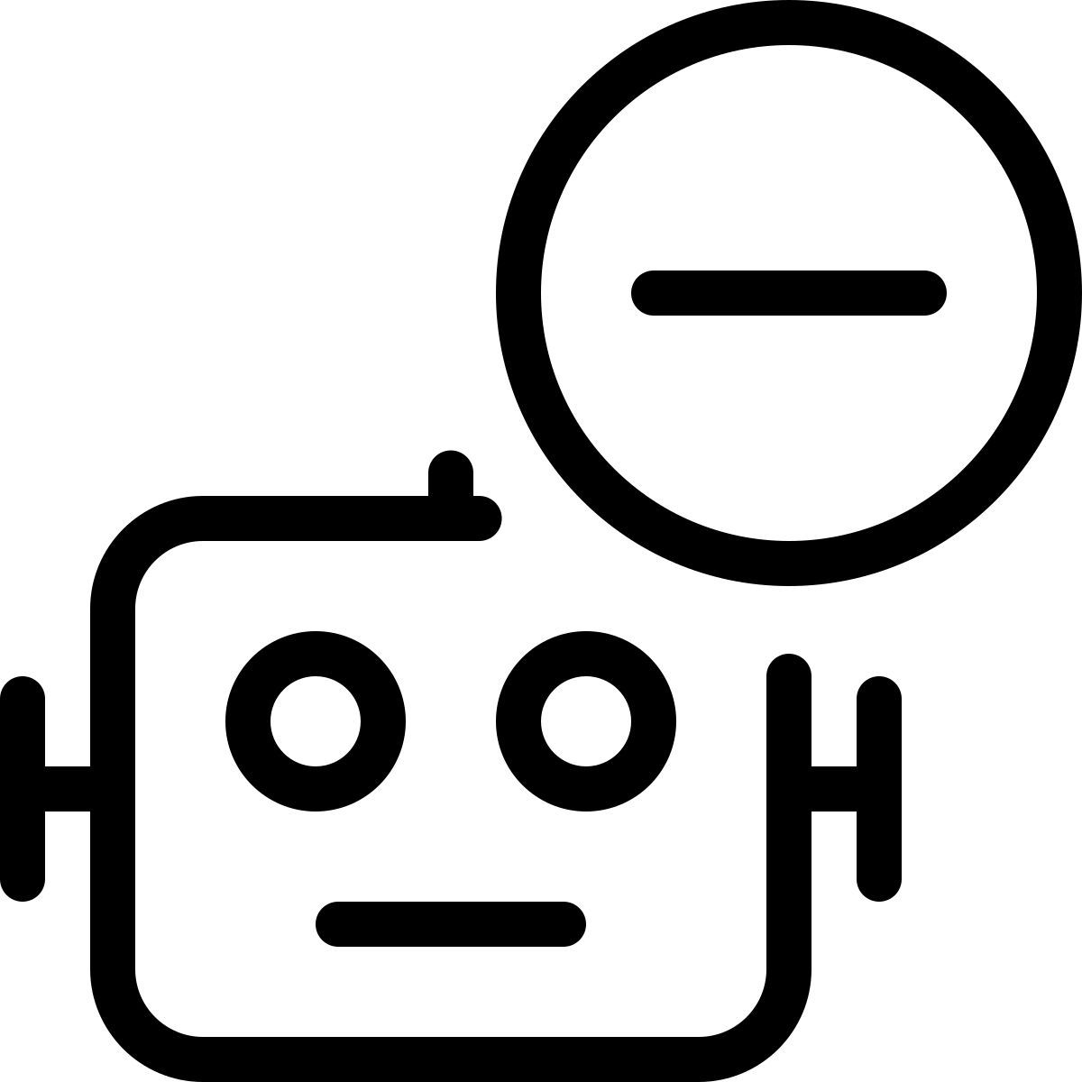 roboterfunktion entfernen icon