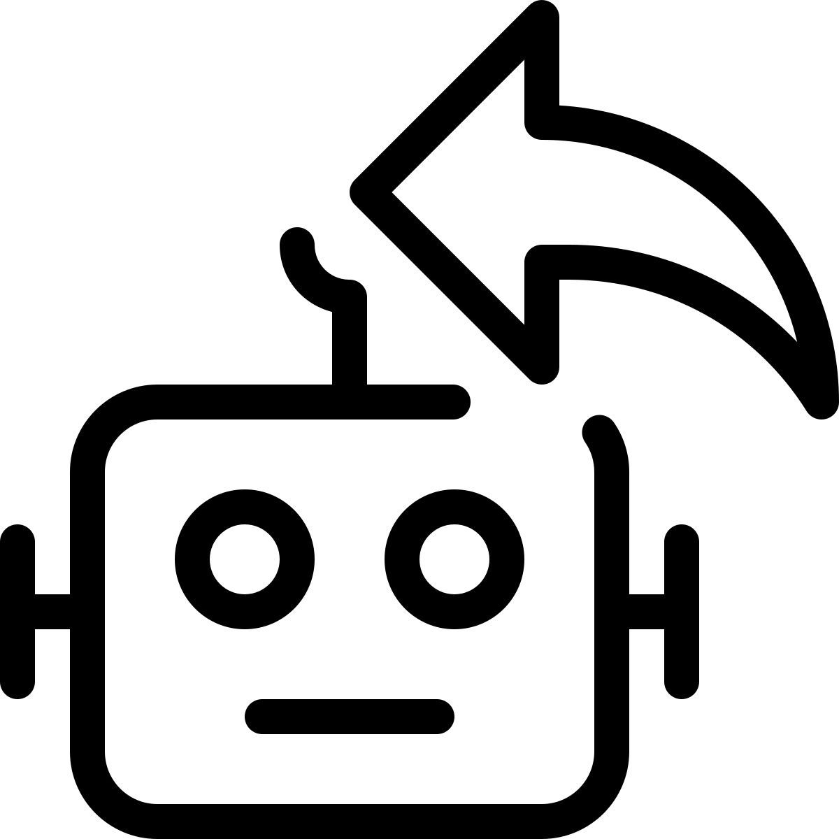 chatbot antwort icon