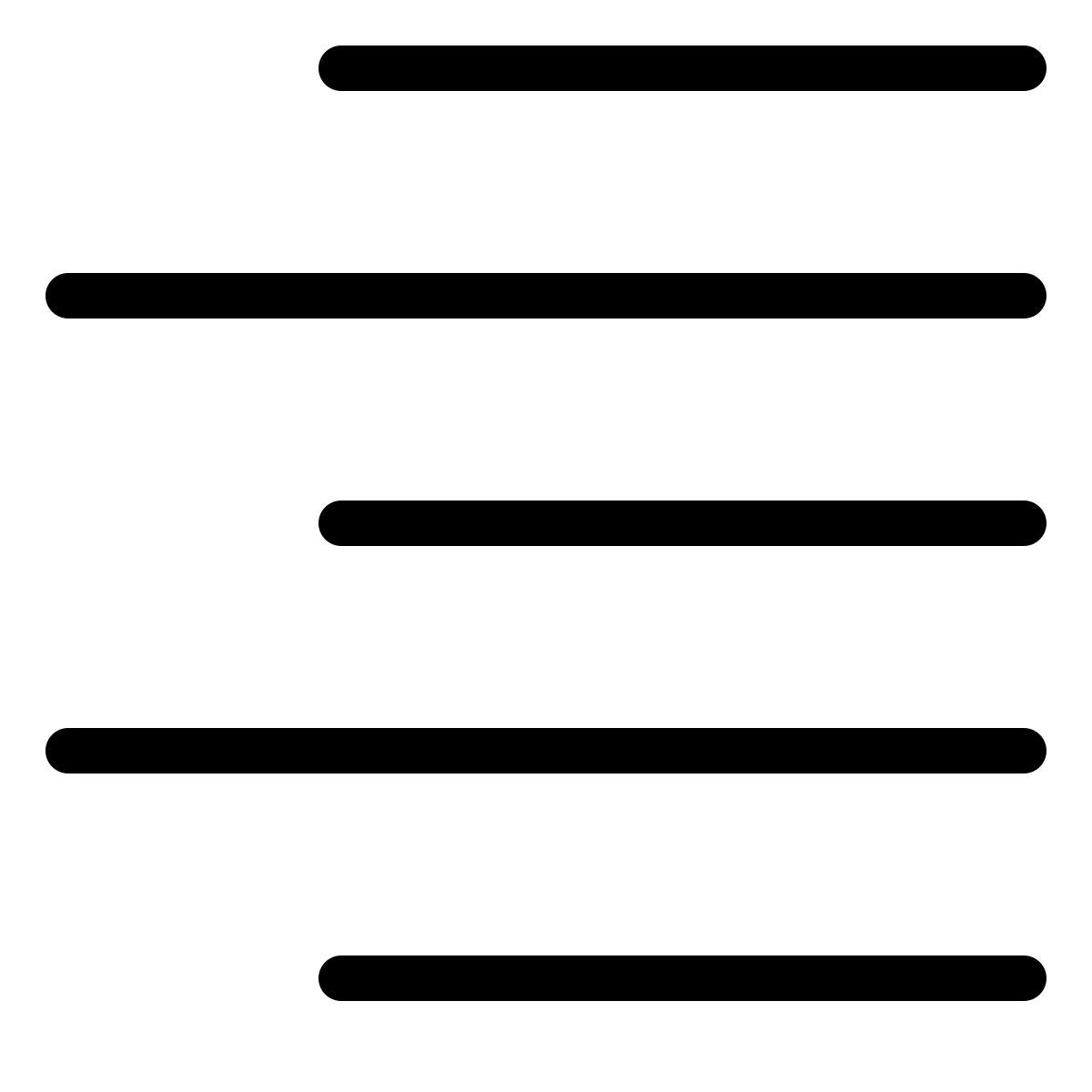 right text alignment icon