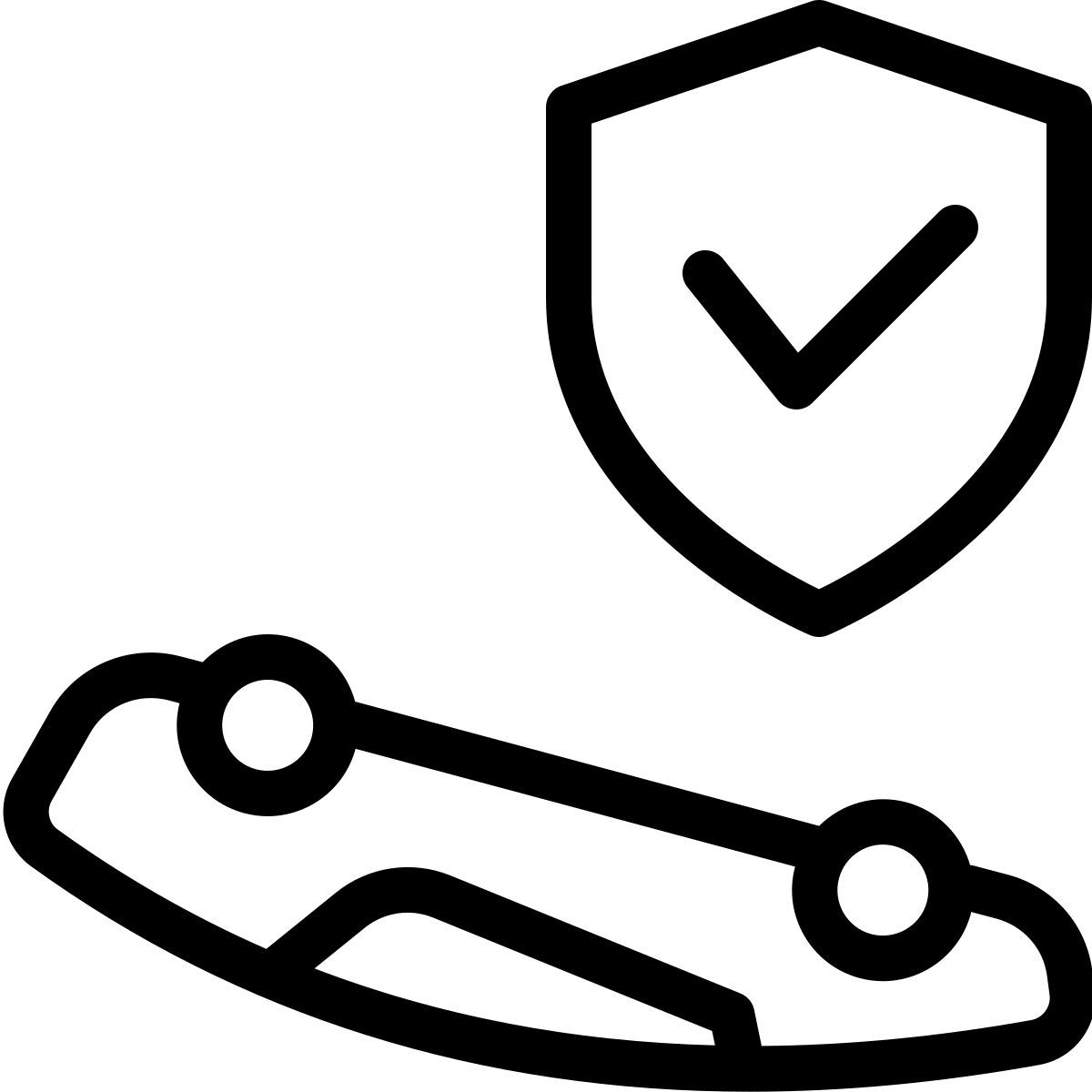 icono seguro contra accidentes