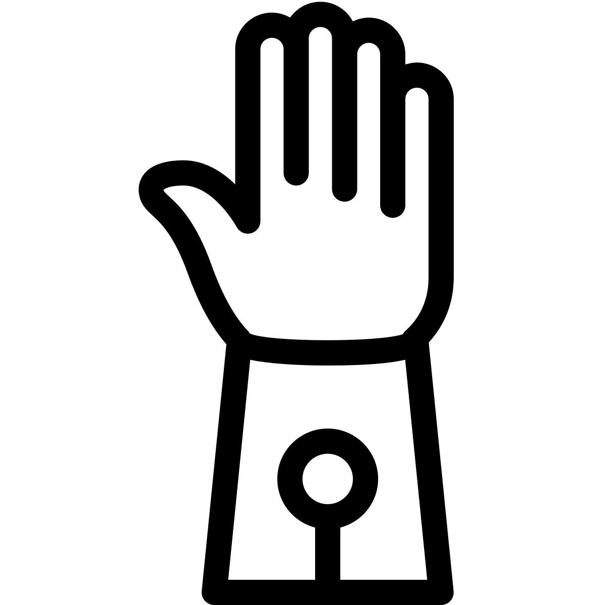 mão robótica icon