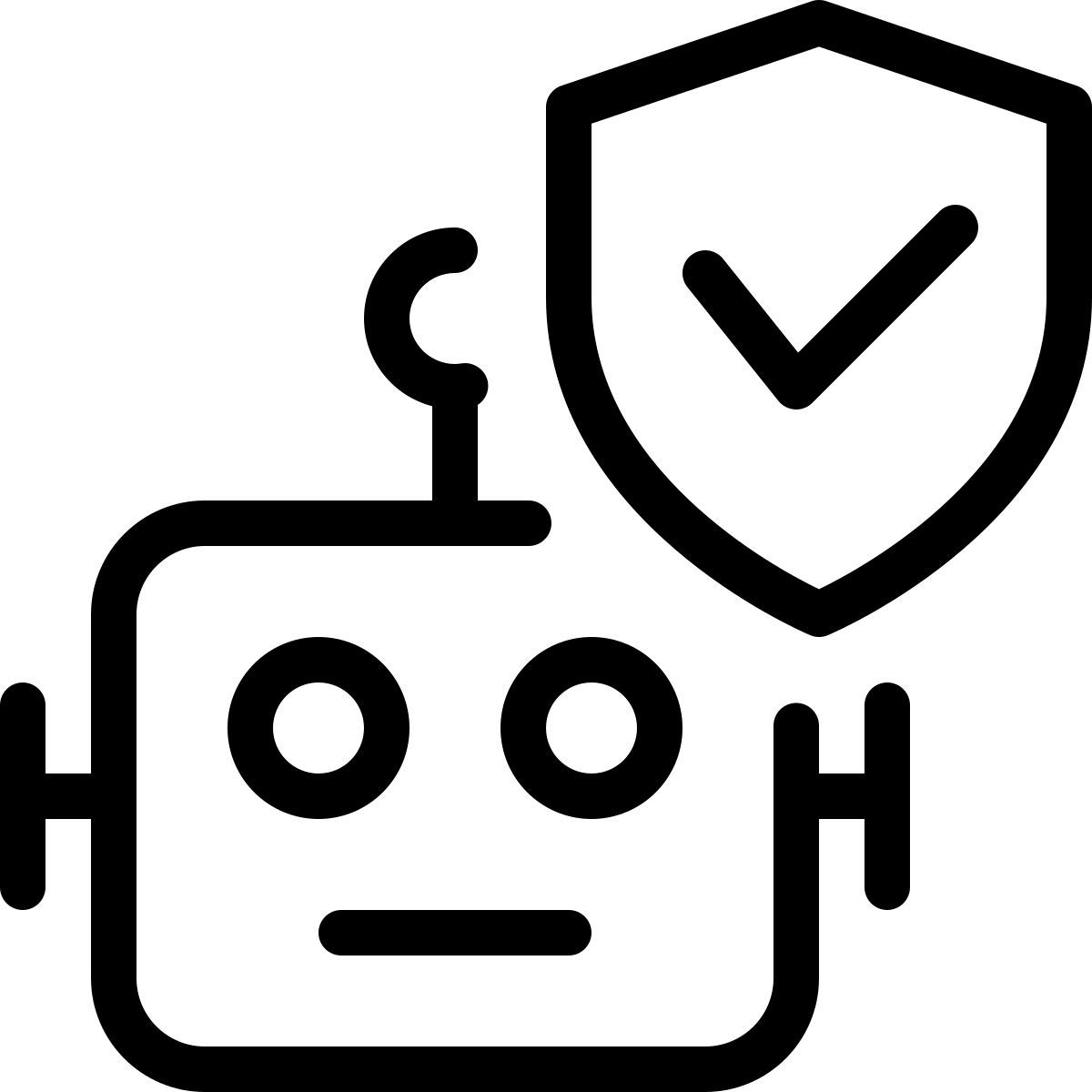 sicurezza dei robot icon