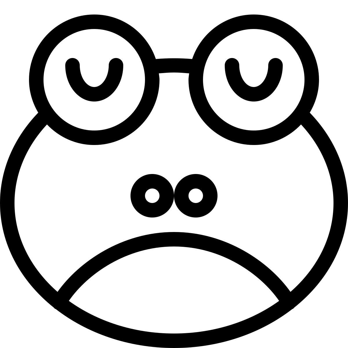 icon emoji de sapo pensativo
