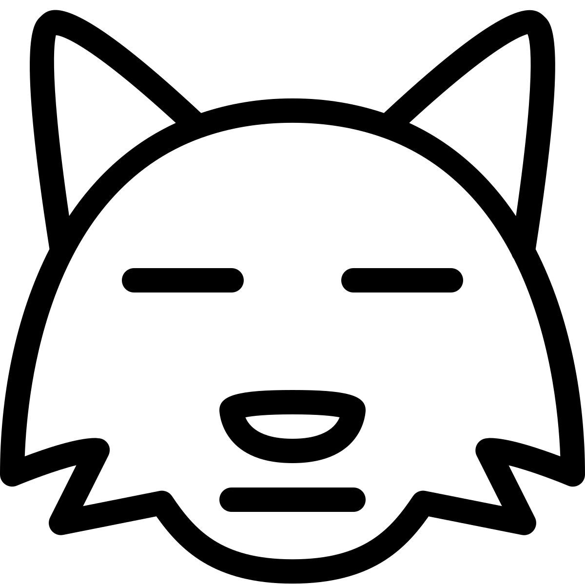 trauriger fuchs emoji icon