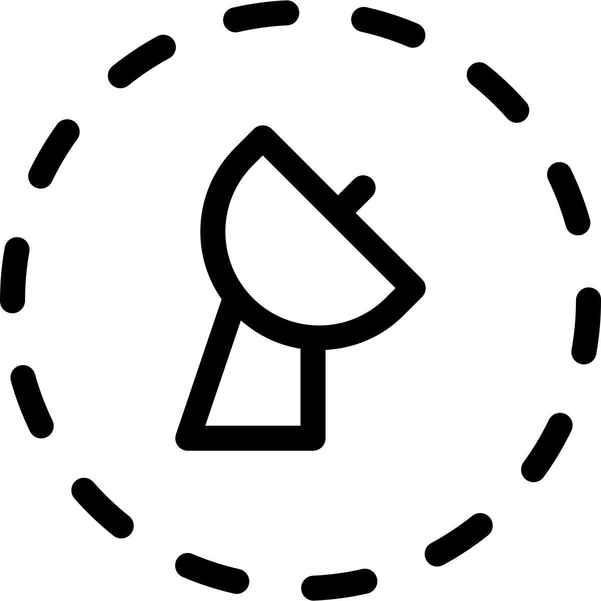 global satellite dish icon