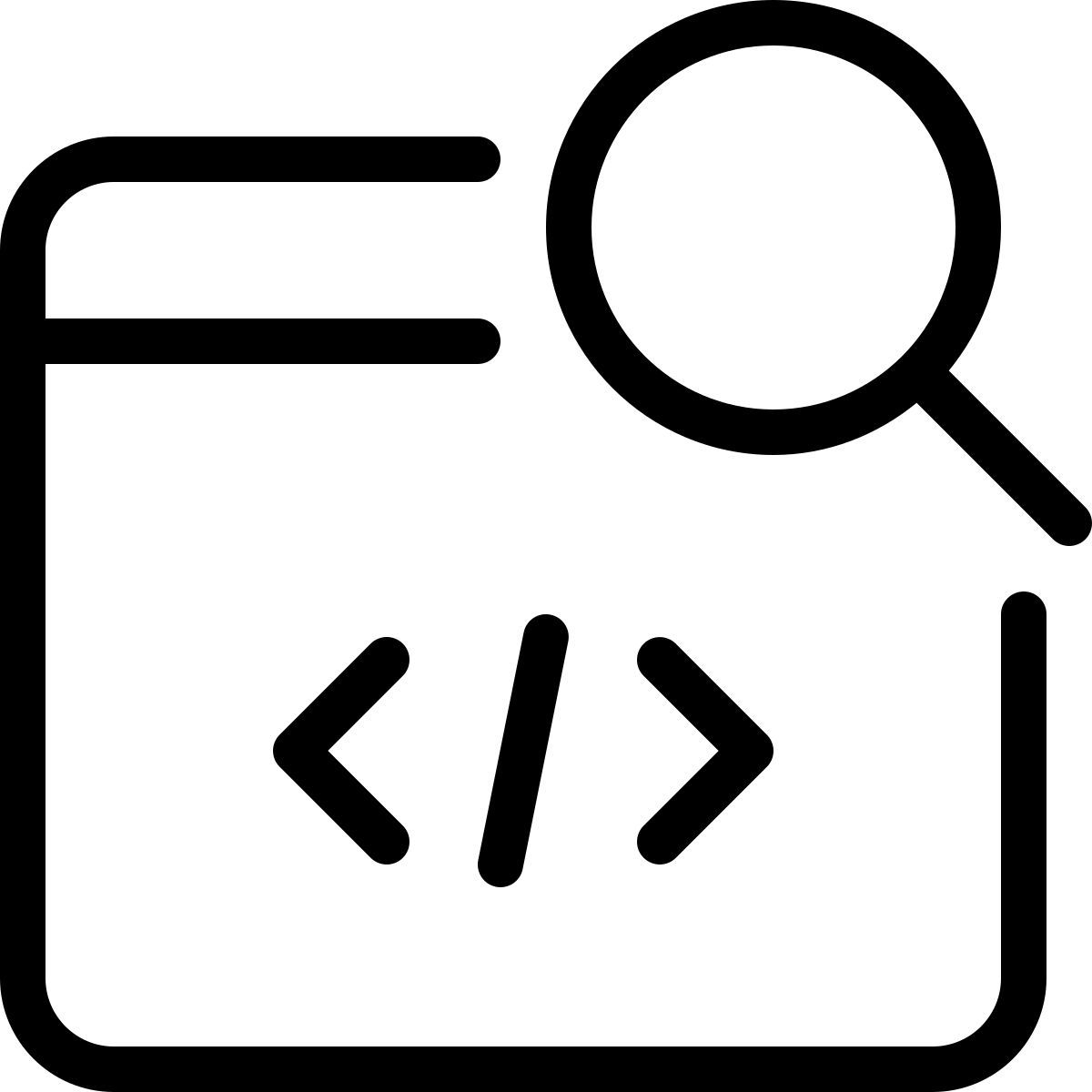 search code web icon