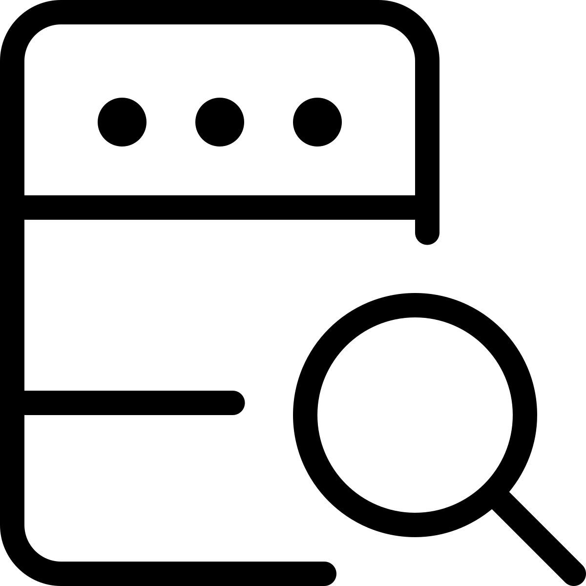 server search icon