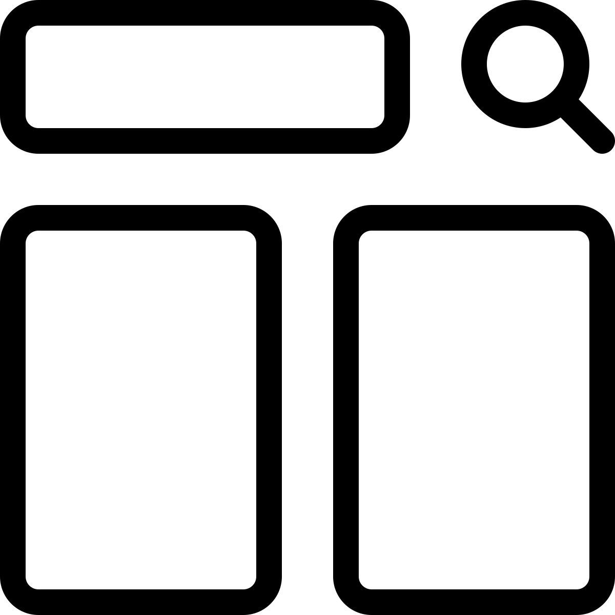 comparaison des résultats de recherche icon