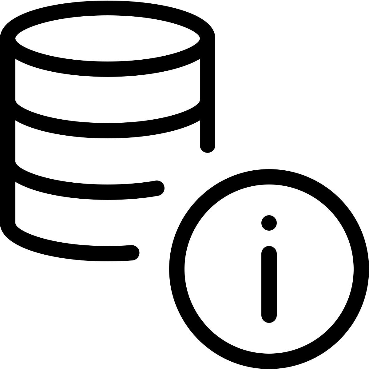 informazioni sul database icon