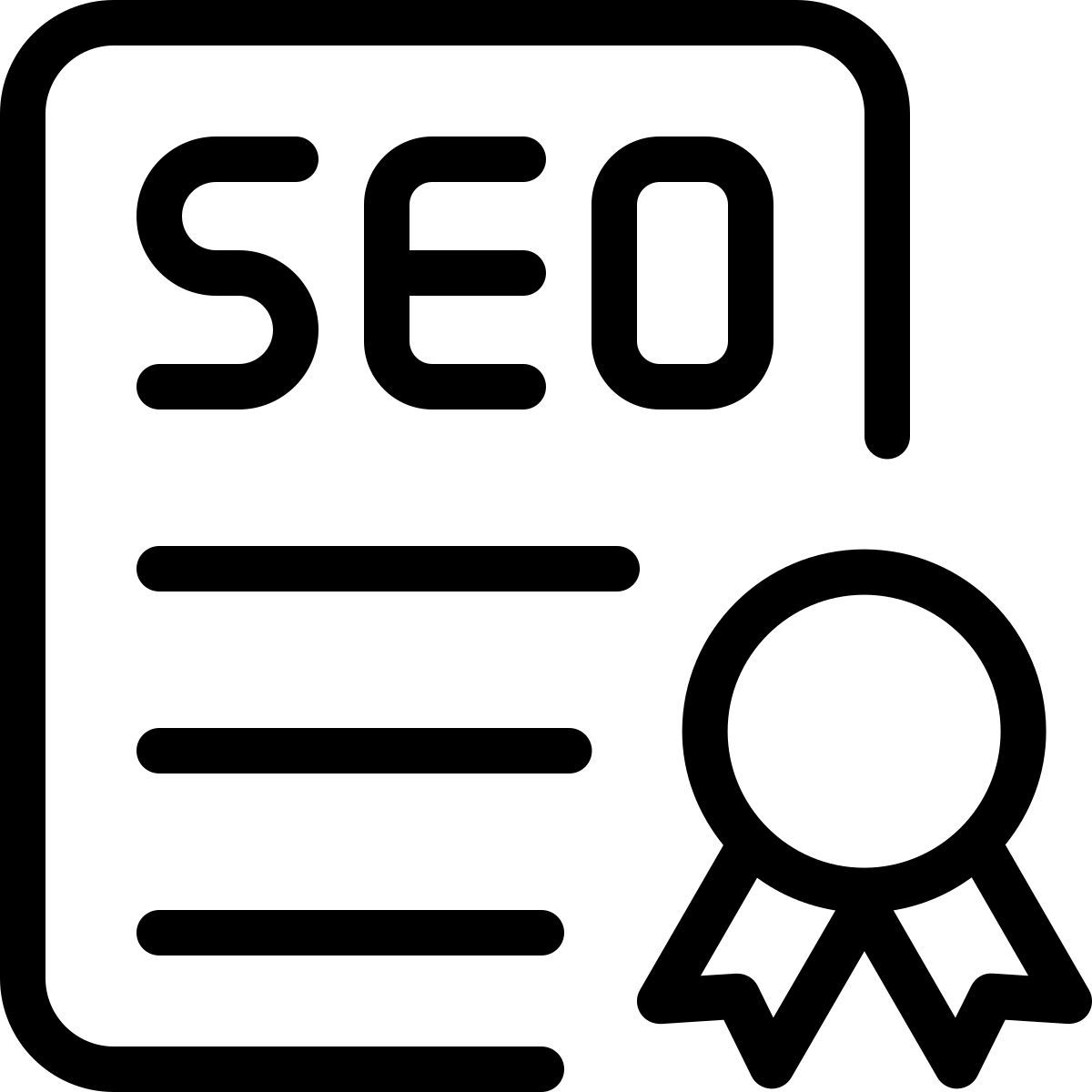 certificado seo icon