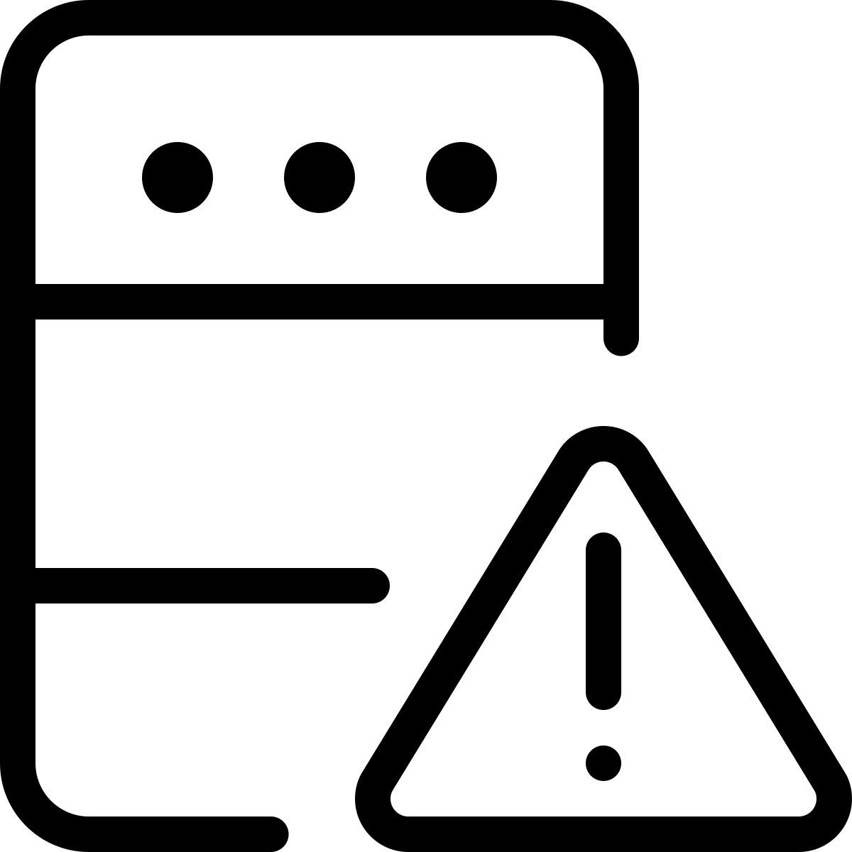 server alert icon