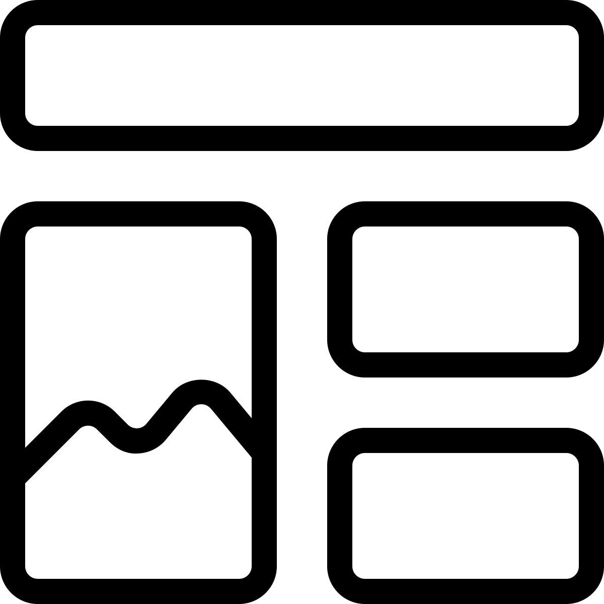 макет изображений icon