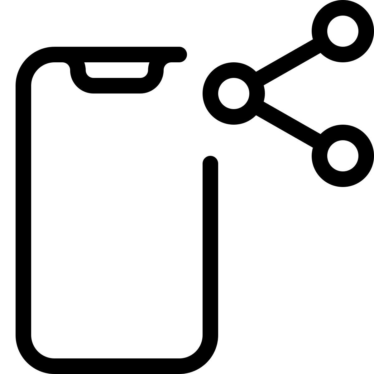 스마트폰 데이터 공유 icon