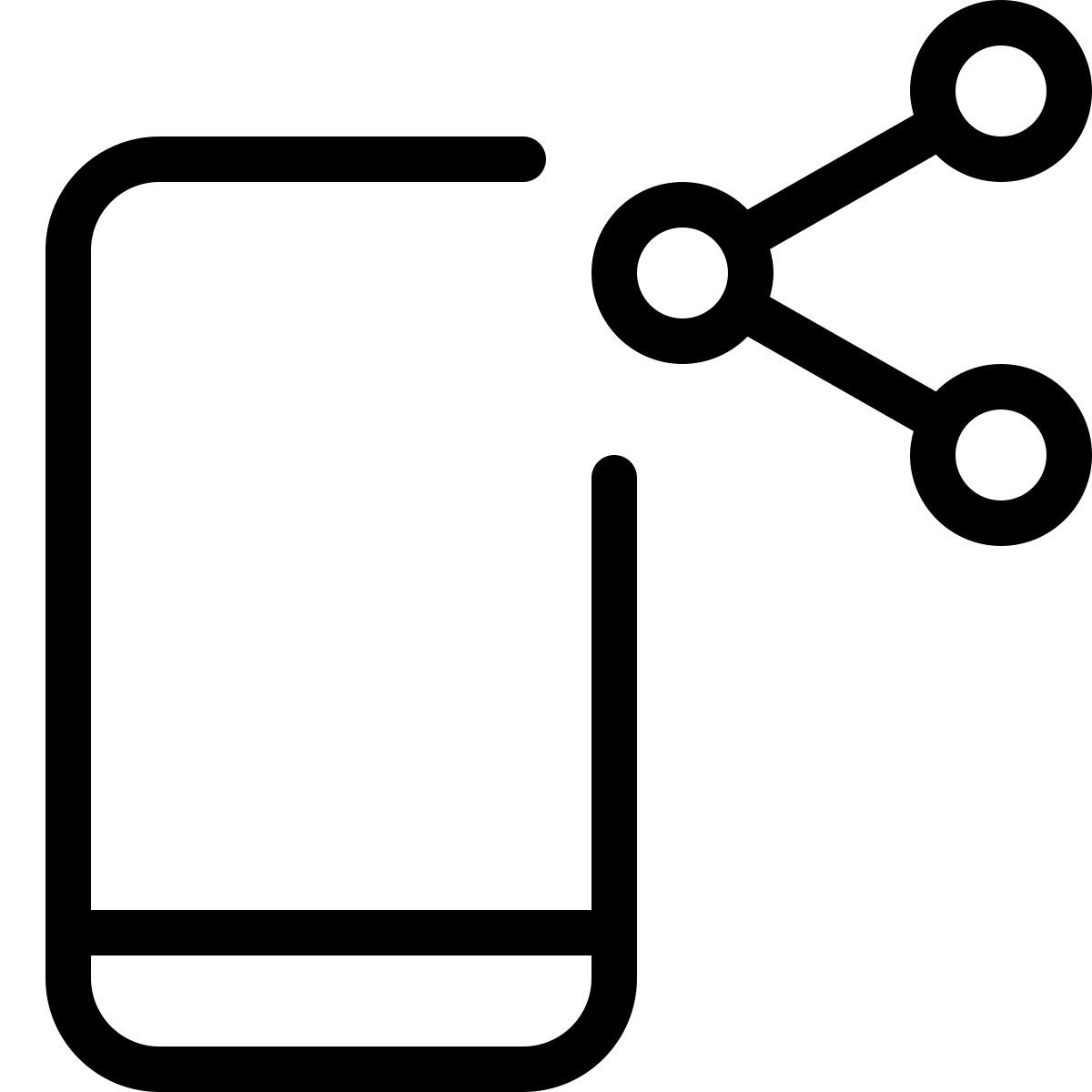 스마트폰 데이터 공유 icon