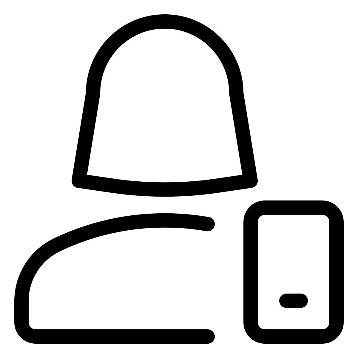 usuário de smartphone icon