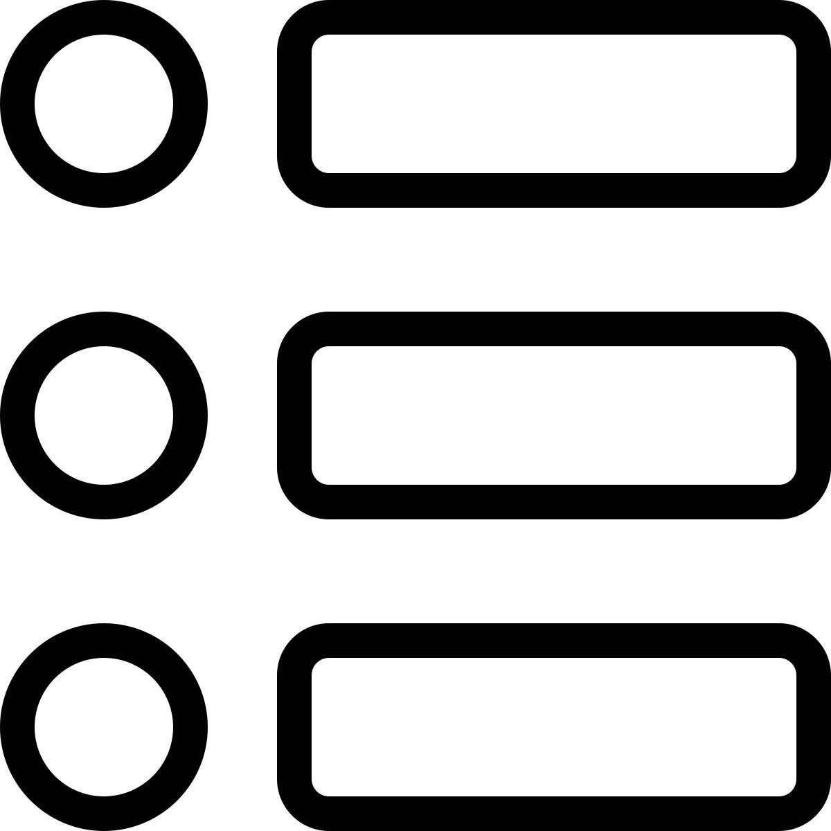 bulleted list icon