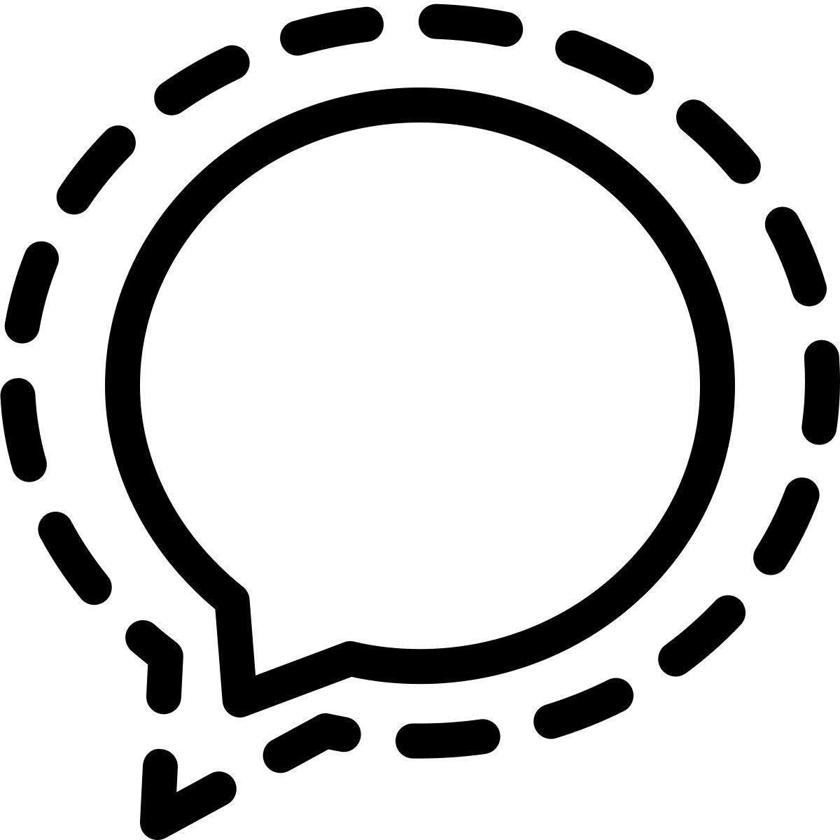 messaggero di segnale icon