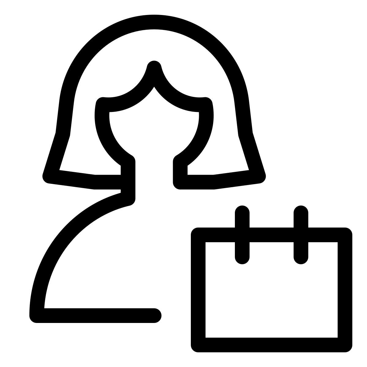 user calendar icon