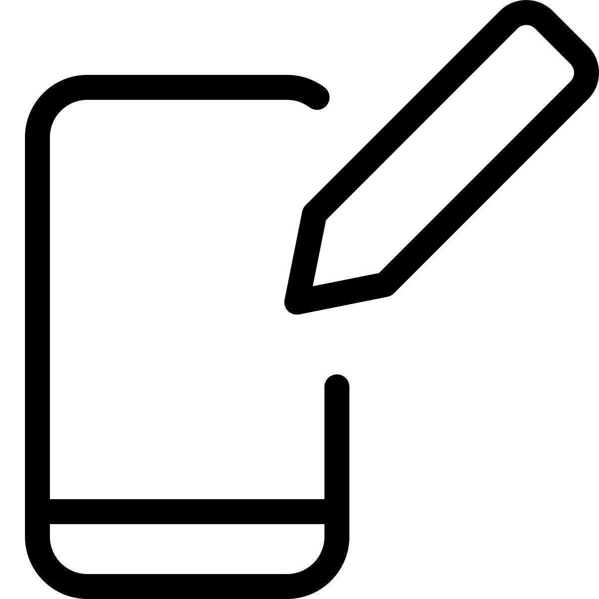 smartphone stift icon