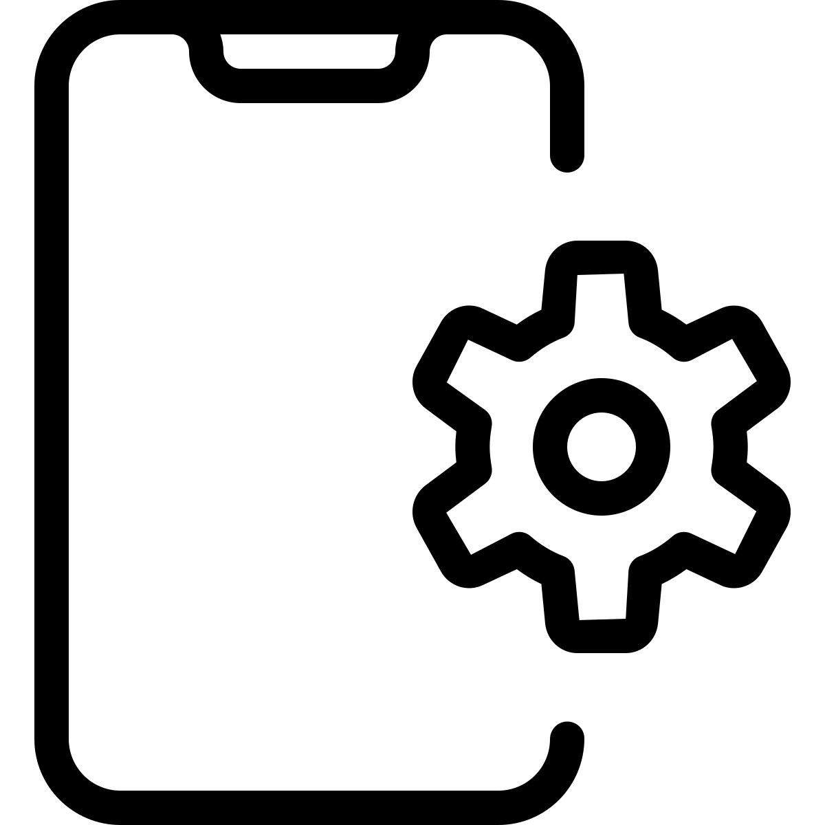 스마트폰 설정 icon