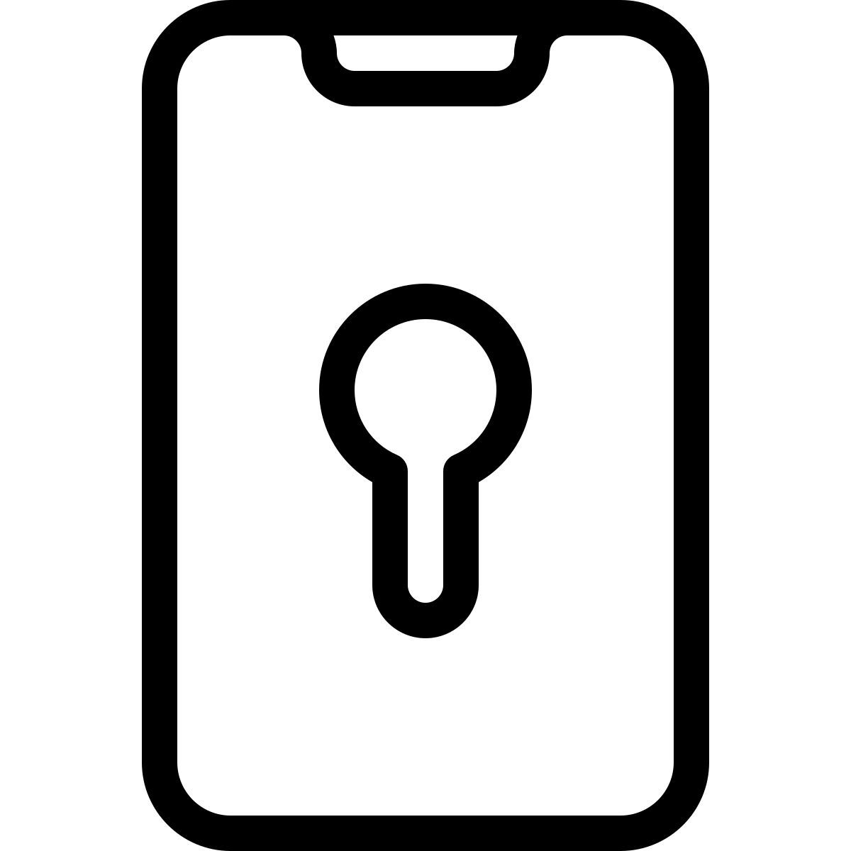 mobile lock icon
