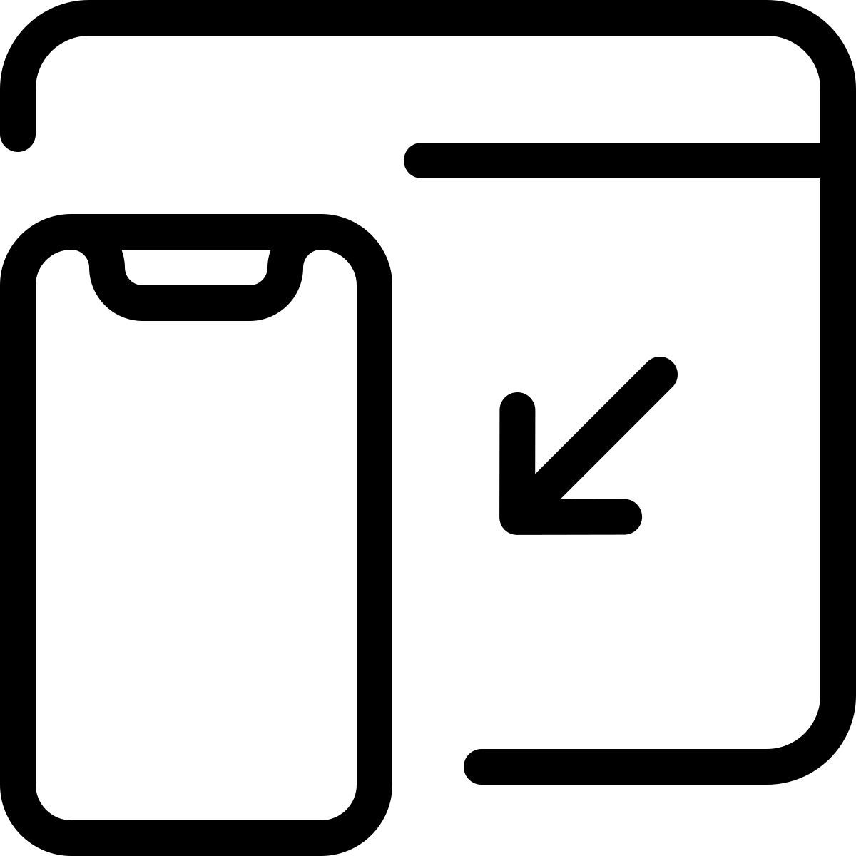 adaptive website icon