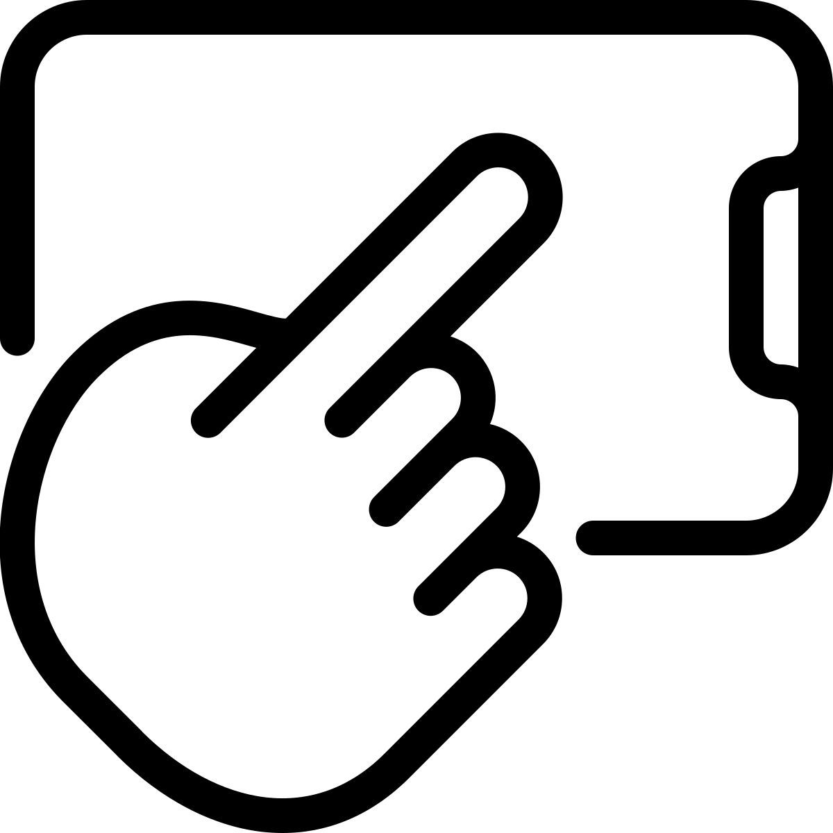 schermo tattile icon