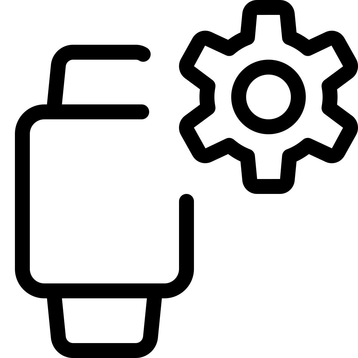 smartwatch settings icon