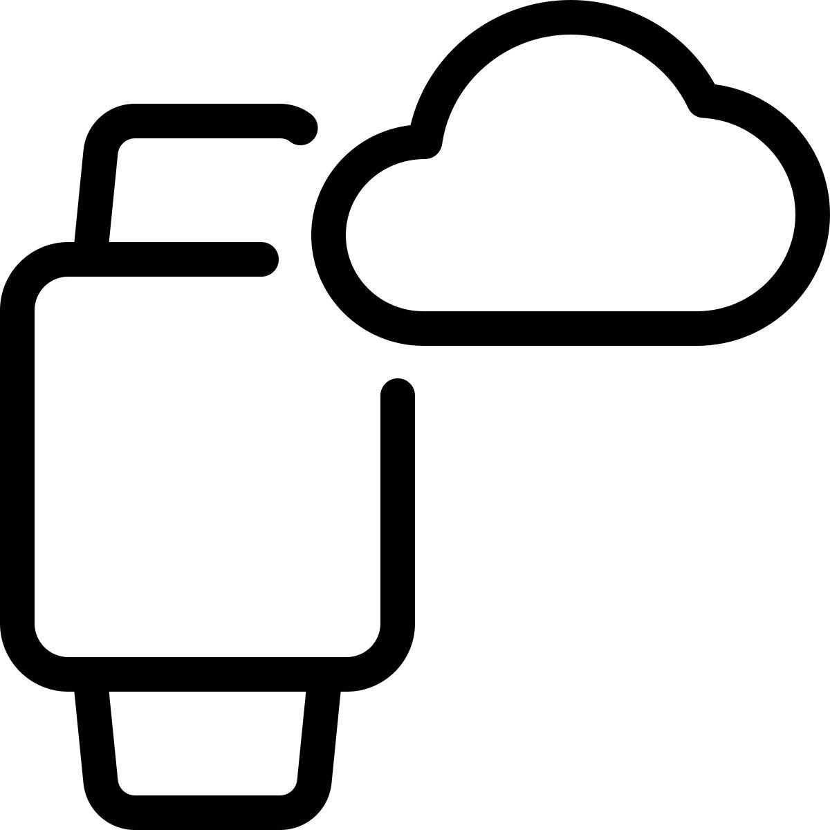 스마트워치 클라우드 스토리지 icon