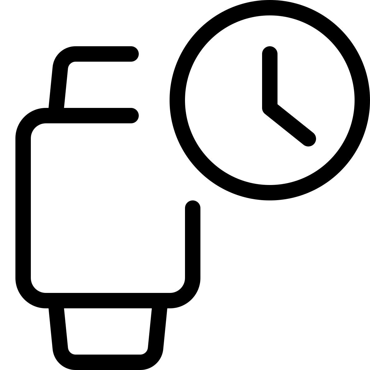 smartwatch timer icon