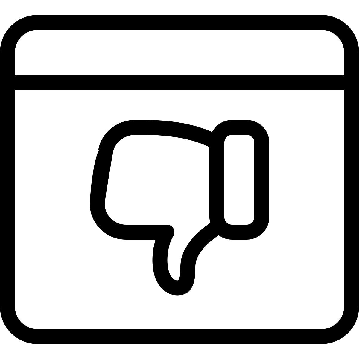 website abneigung icon