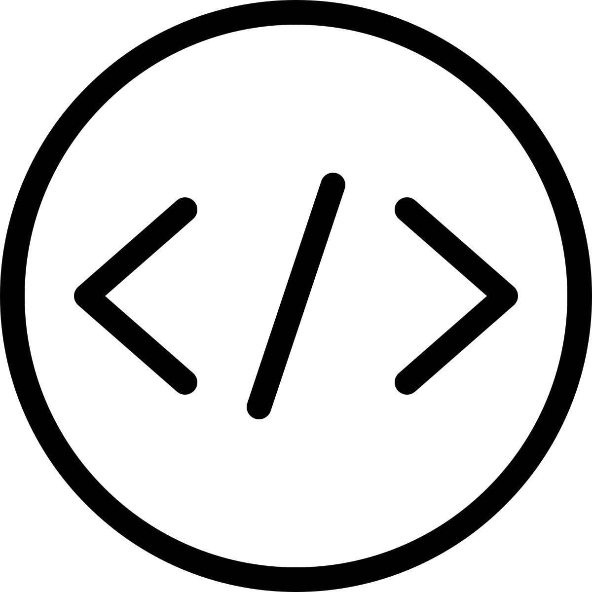 software code icon