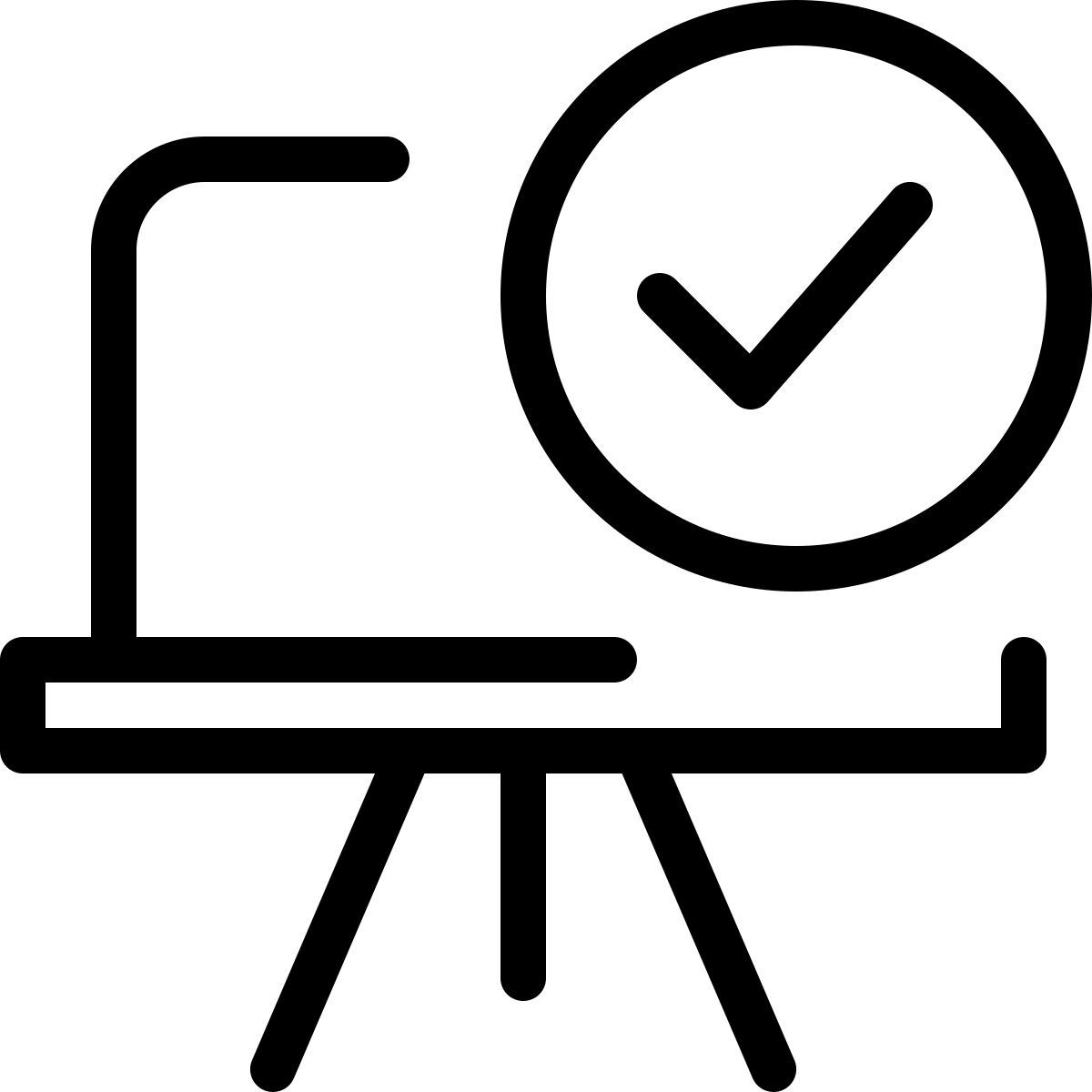 interactive board check icon