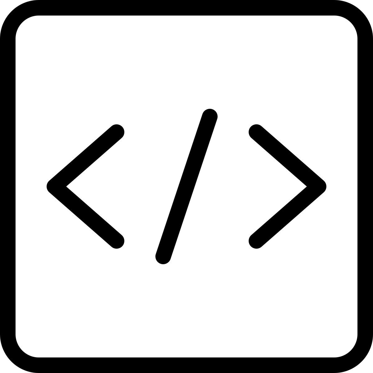 simbolo di codifica icon