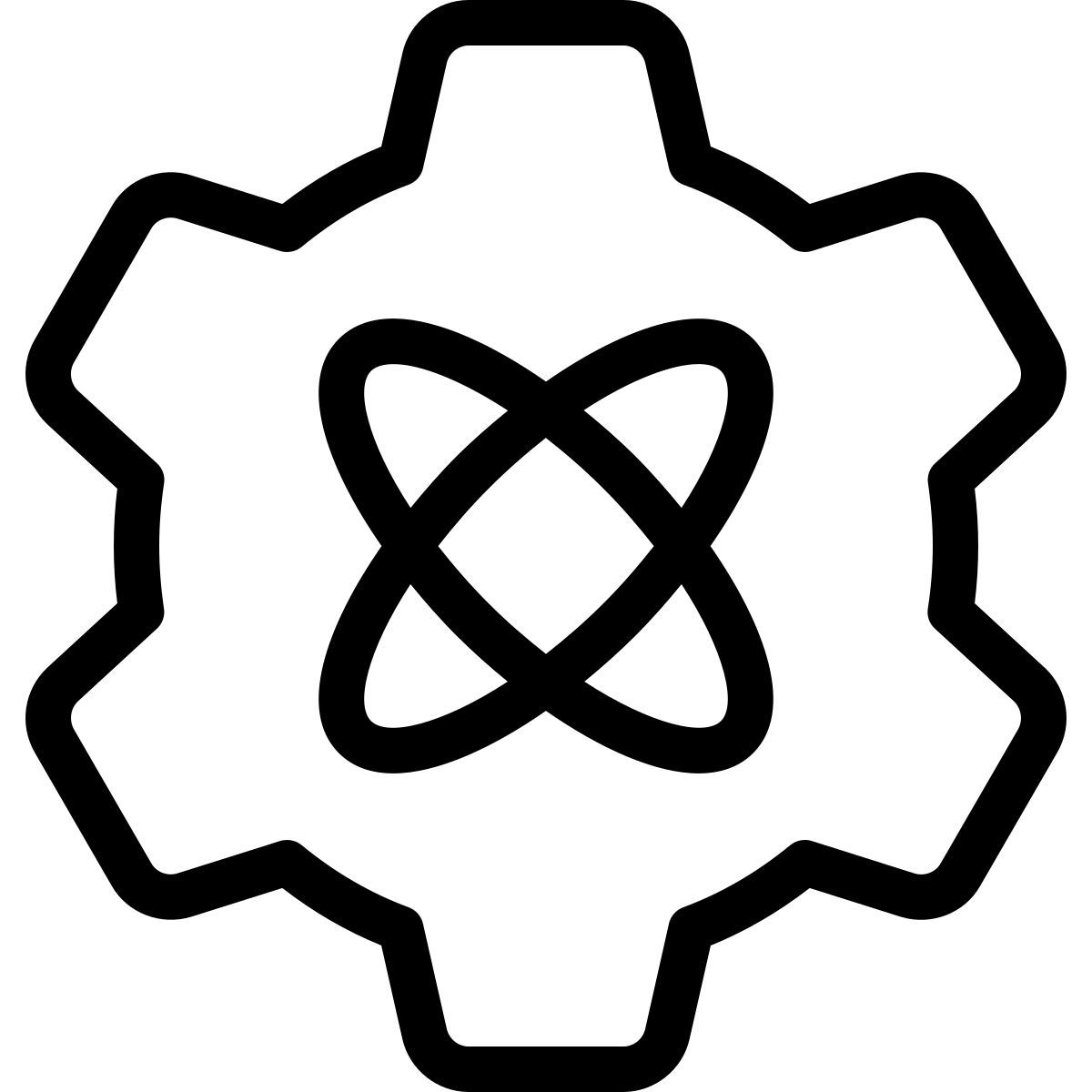 ingranaggio con atom icon