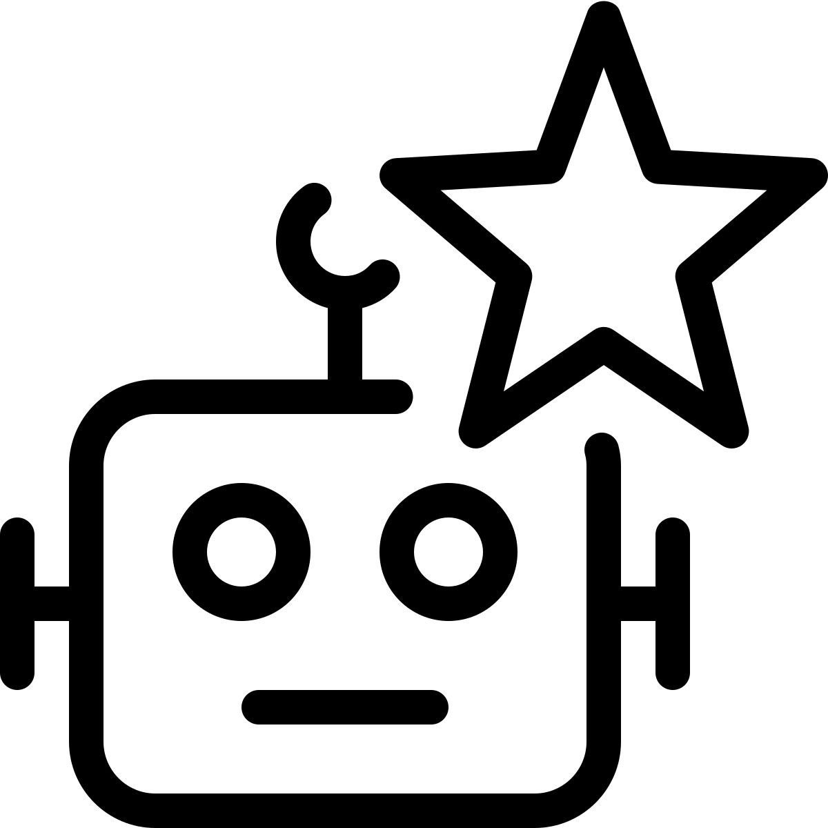 robô estrelado icon