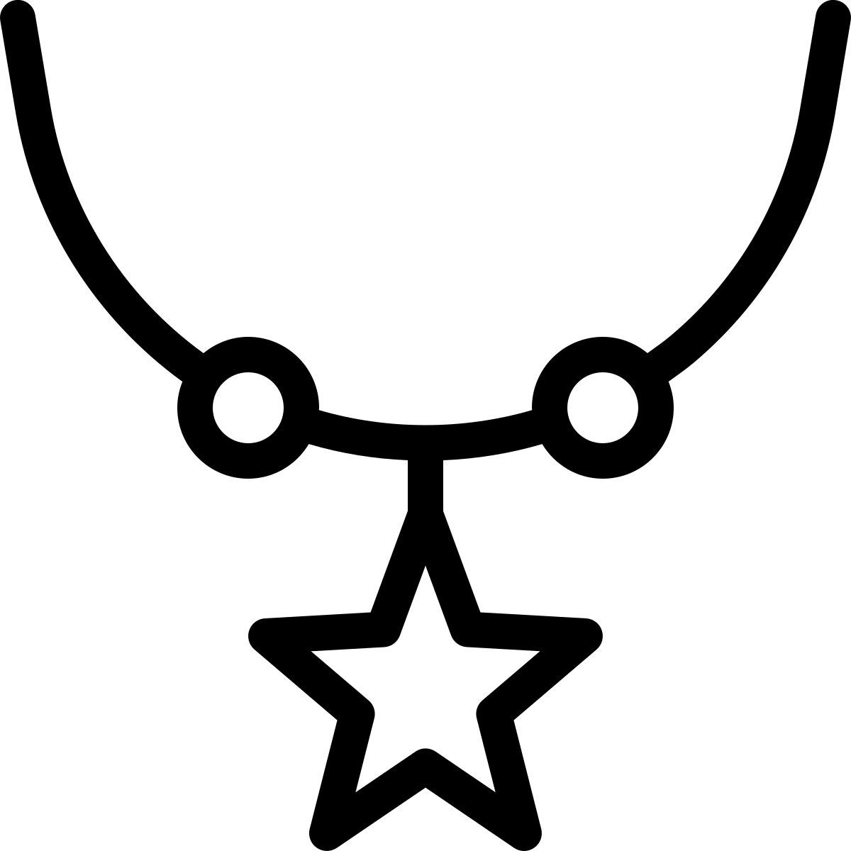 star necklace icon