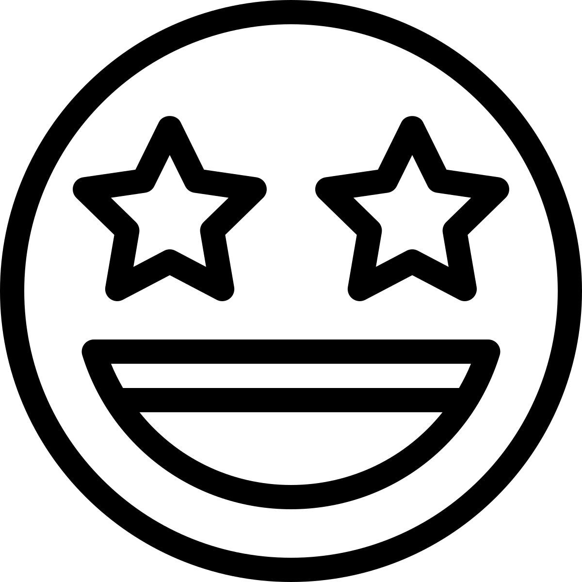 star struck emoji icon