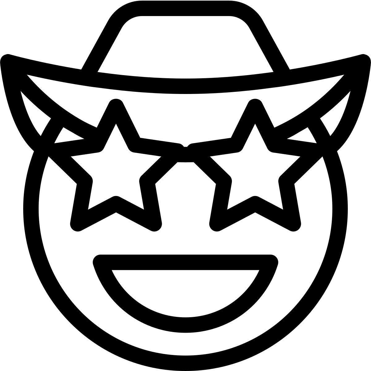 star struck cowboy icon