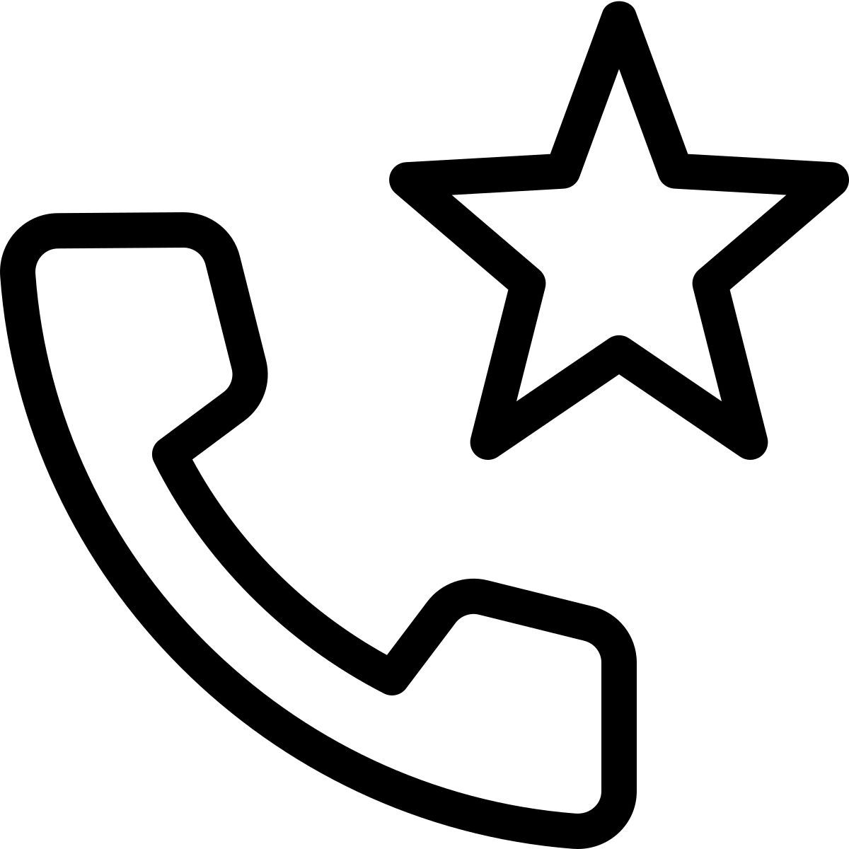 favorite telephone icon
