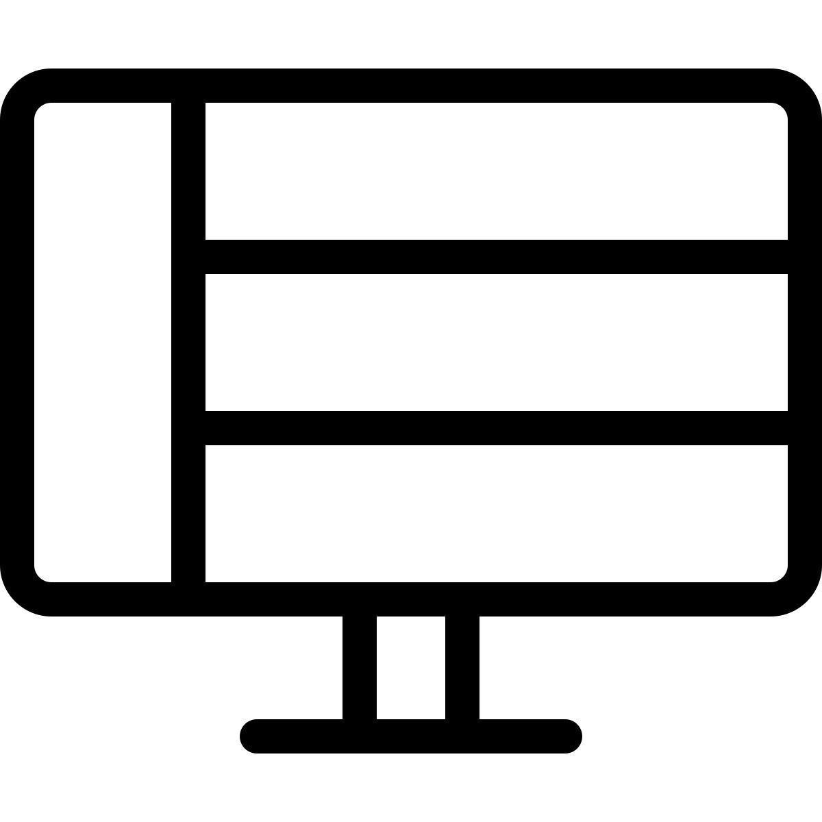 Layout da área de trabalho icon