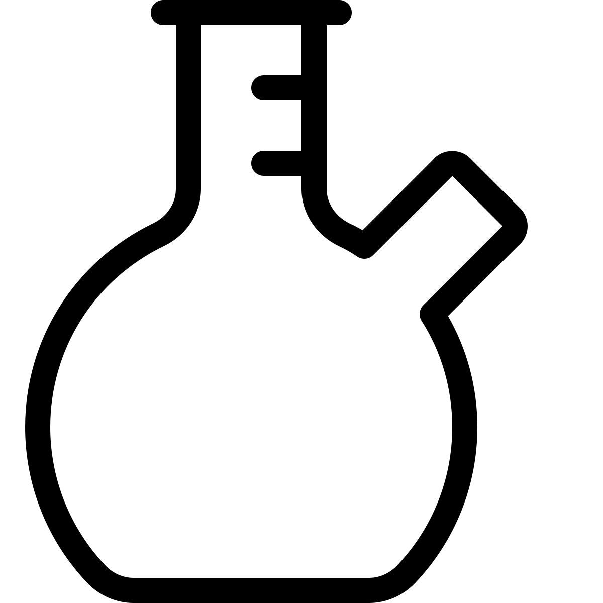 suction flask icon