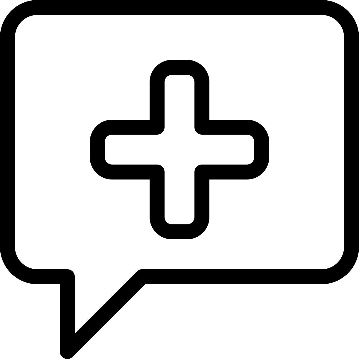 healthcare chat icon