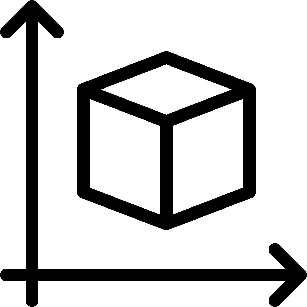 cube dimensions icon