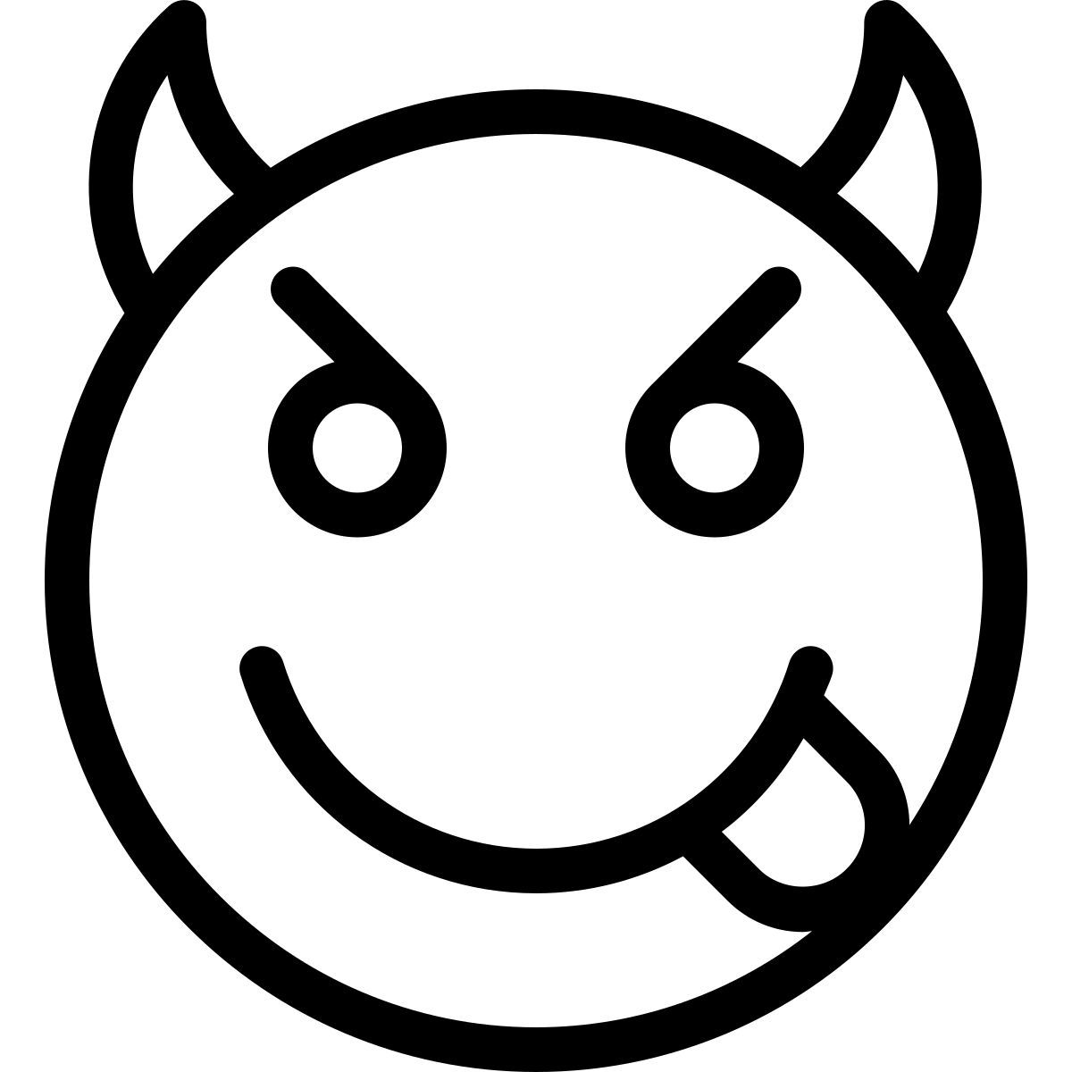 mischievous devil icon
